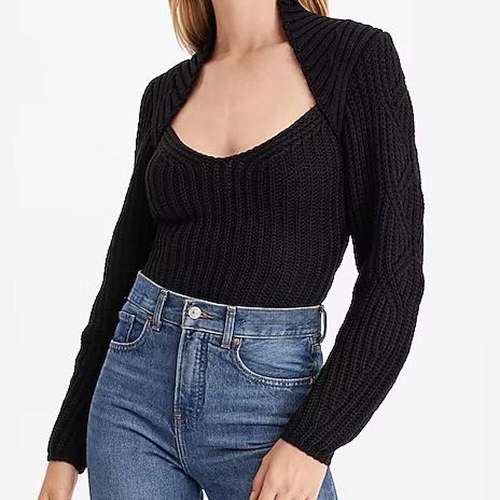 Express Women's Black Blouse Size XL NWT